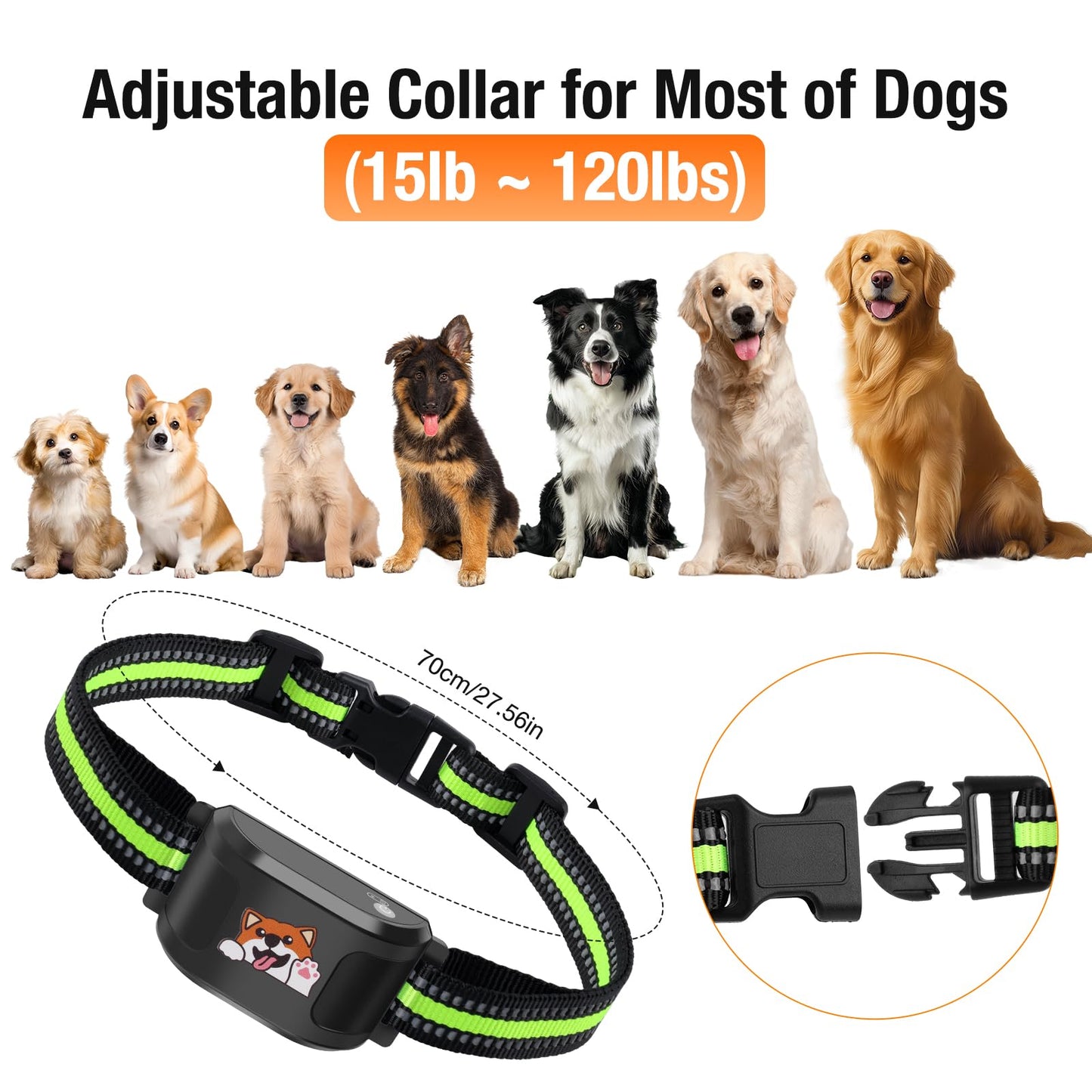 Bluetooth hundegjerde & treningshalsbånd