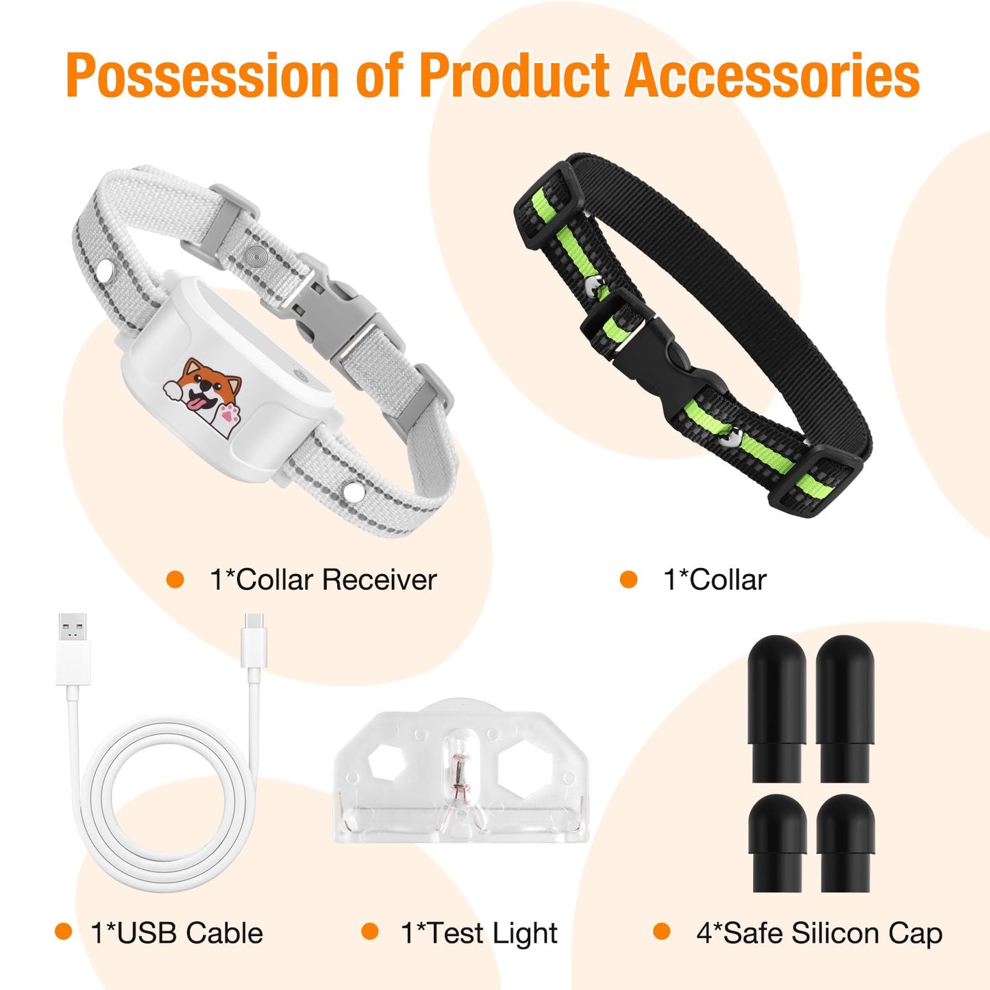 Bluetooth hundegjerde & treningshalsbånd